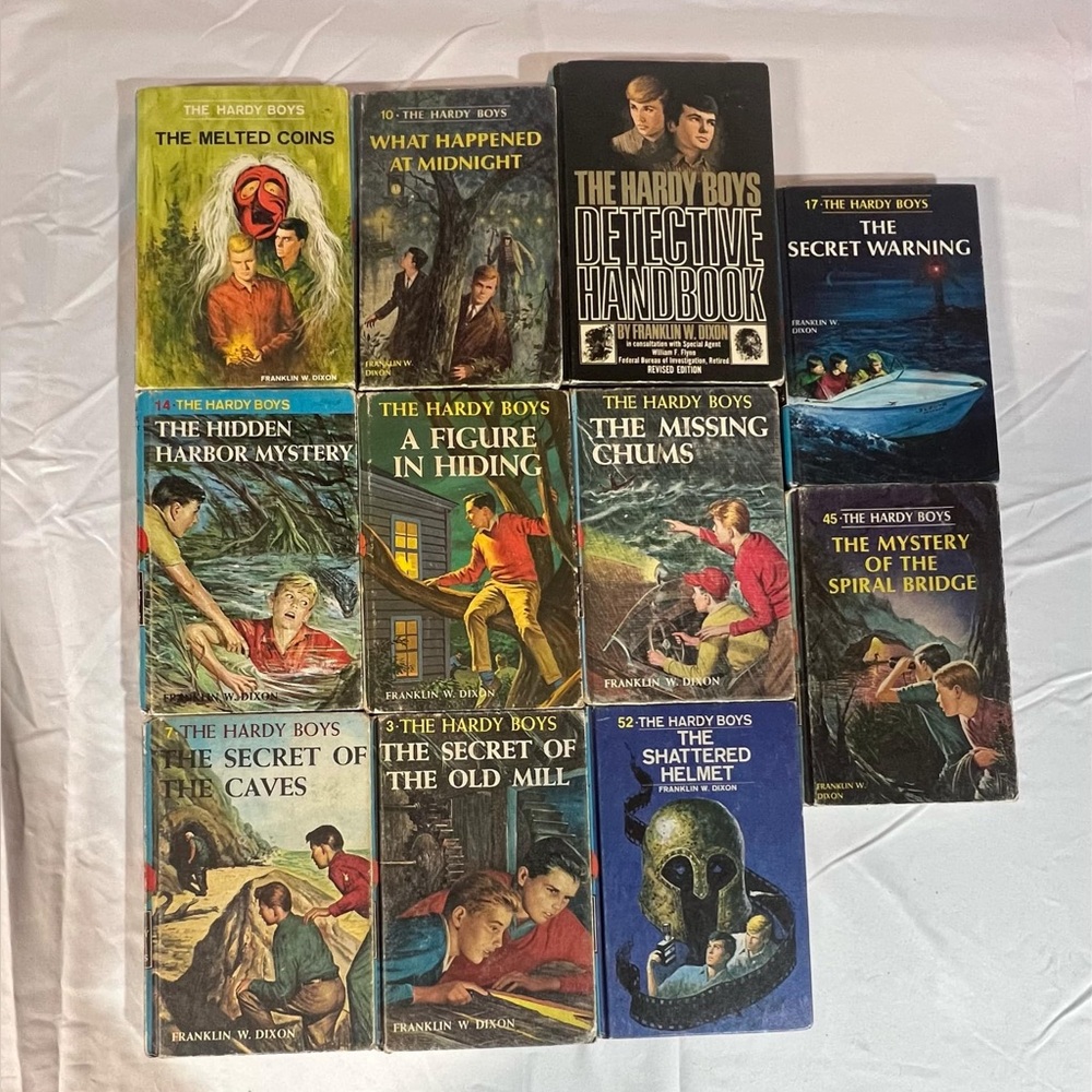 Vintage Hardy Boys 12-Book Collection – Blue Spine Editions (Grosset & Dunlap)